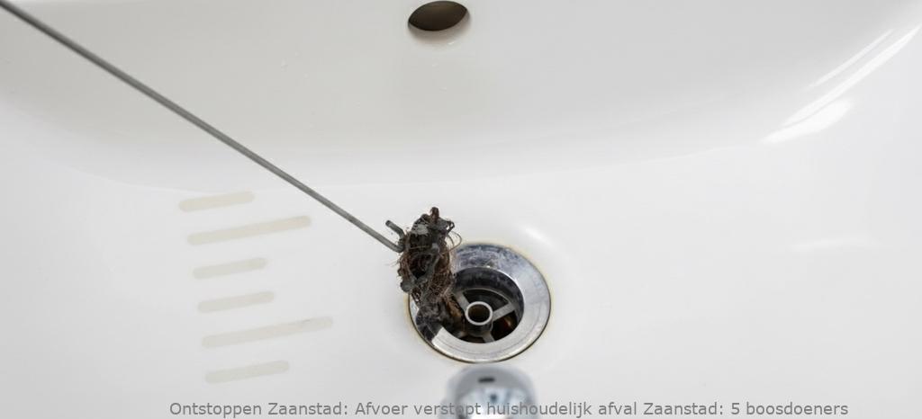 Afvoer verstopt huishoudelijk afval Zaanstad: 5 boosdoeners