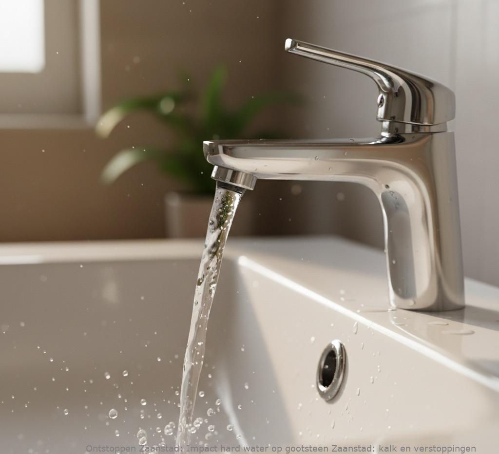 Impact hard water op gootsteen Zaanstad: kalk en verstoppingen